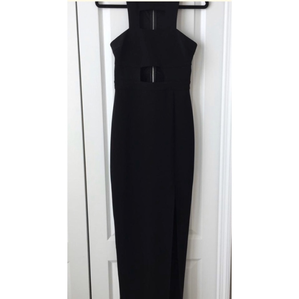 Front Cutout Maxi Dress with Side Slit - Picture 3 of 4